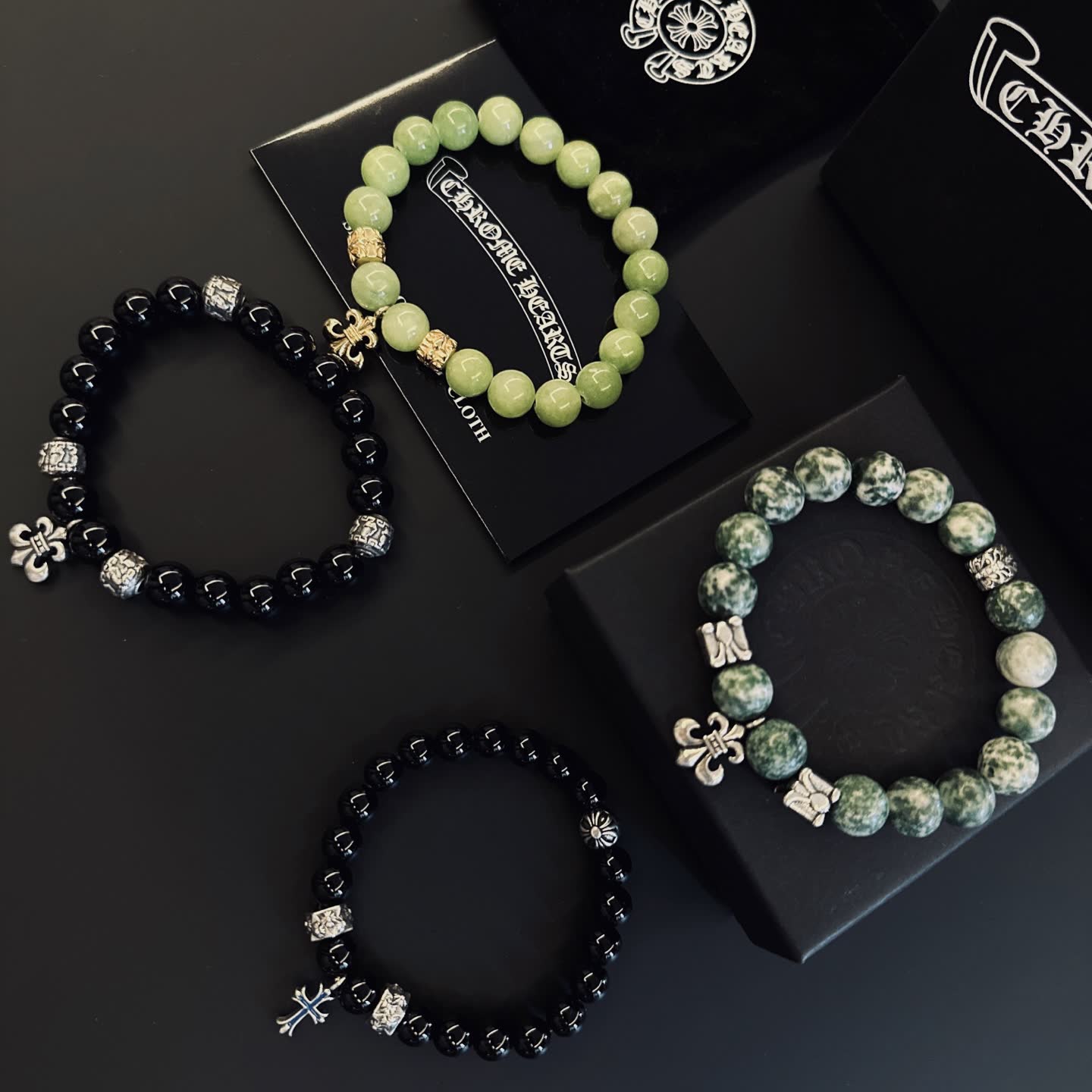 Chrome Hearts Beaded Bracelets Set